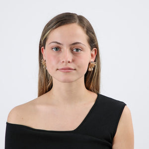 Aros Mediano Firework Dorado Fiesta Humana