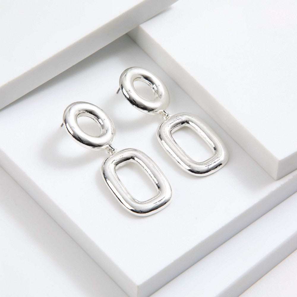 Aros Medianos Vale Plateado I-D