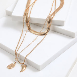 Collar Corto Cyn Dorado Humana