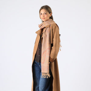 Pañuelo Jacquard Karla Beige Tatienne