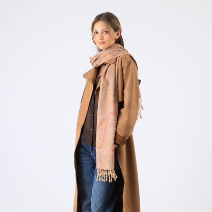 Pañuelo Jacquard Karla Beige Tatienne