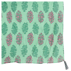 Pañuelo Estampado Racimos Verde Humana