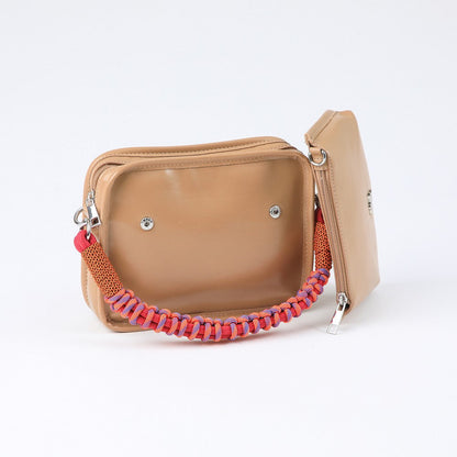 Cartera Cruzada Yasmin Beige Tatienne