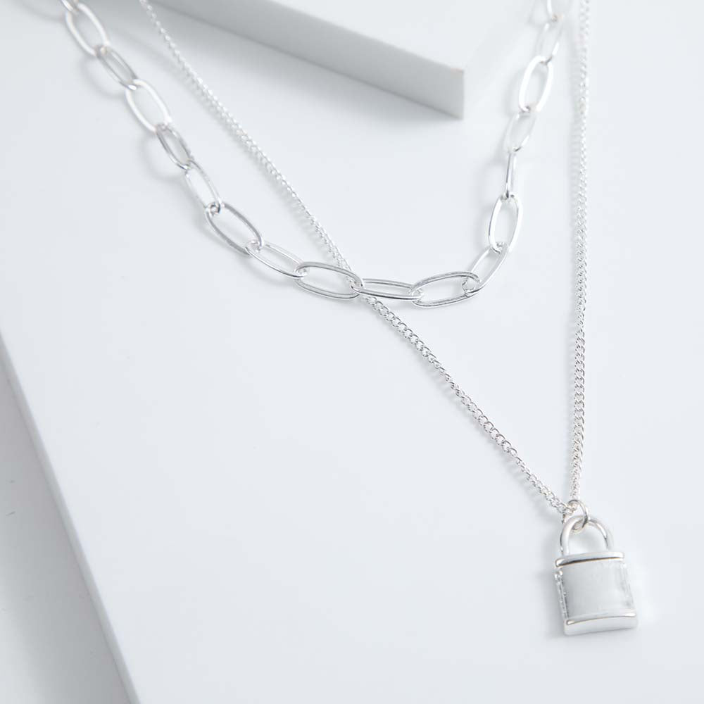 Collar Coto Axl Plateado i-D