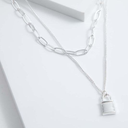 Collar Coto Axl Plateado i-D