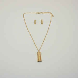 Collar Set Tronchi Dorado i-D