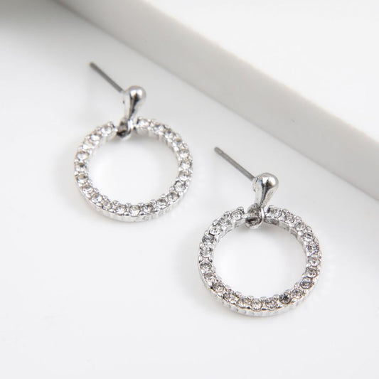 Aros Mediano Circles Plateado Humana