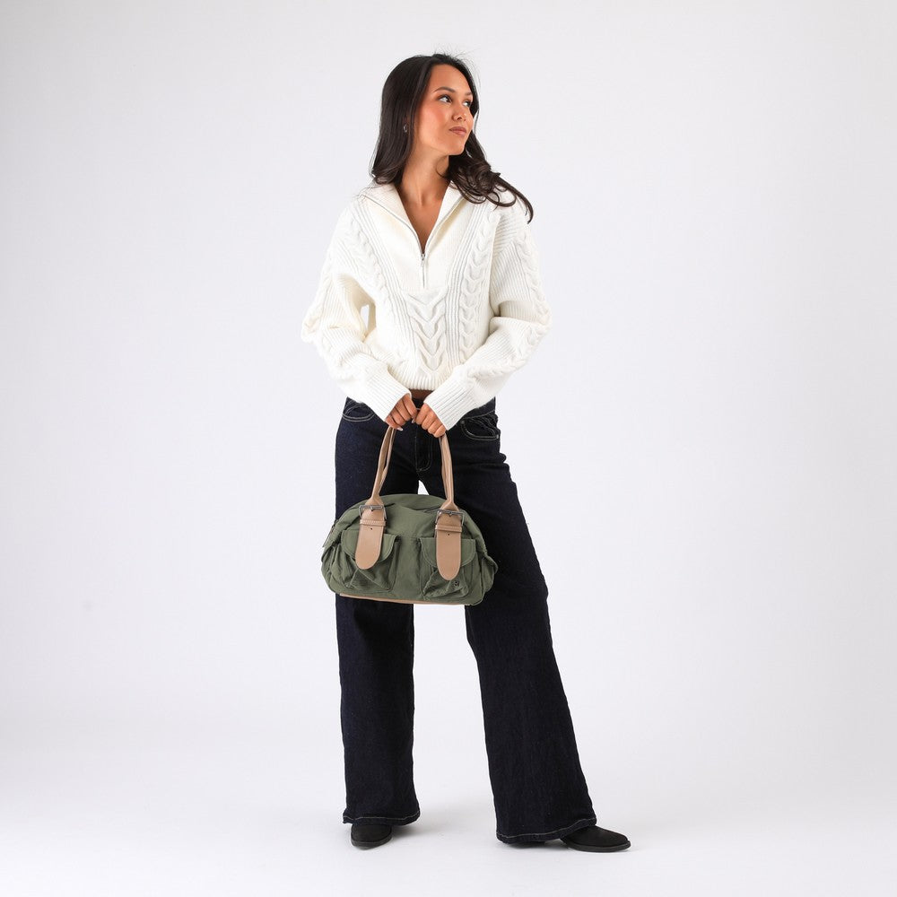 Cartera Hombro Akira Verde Humana