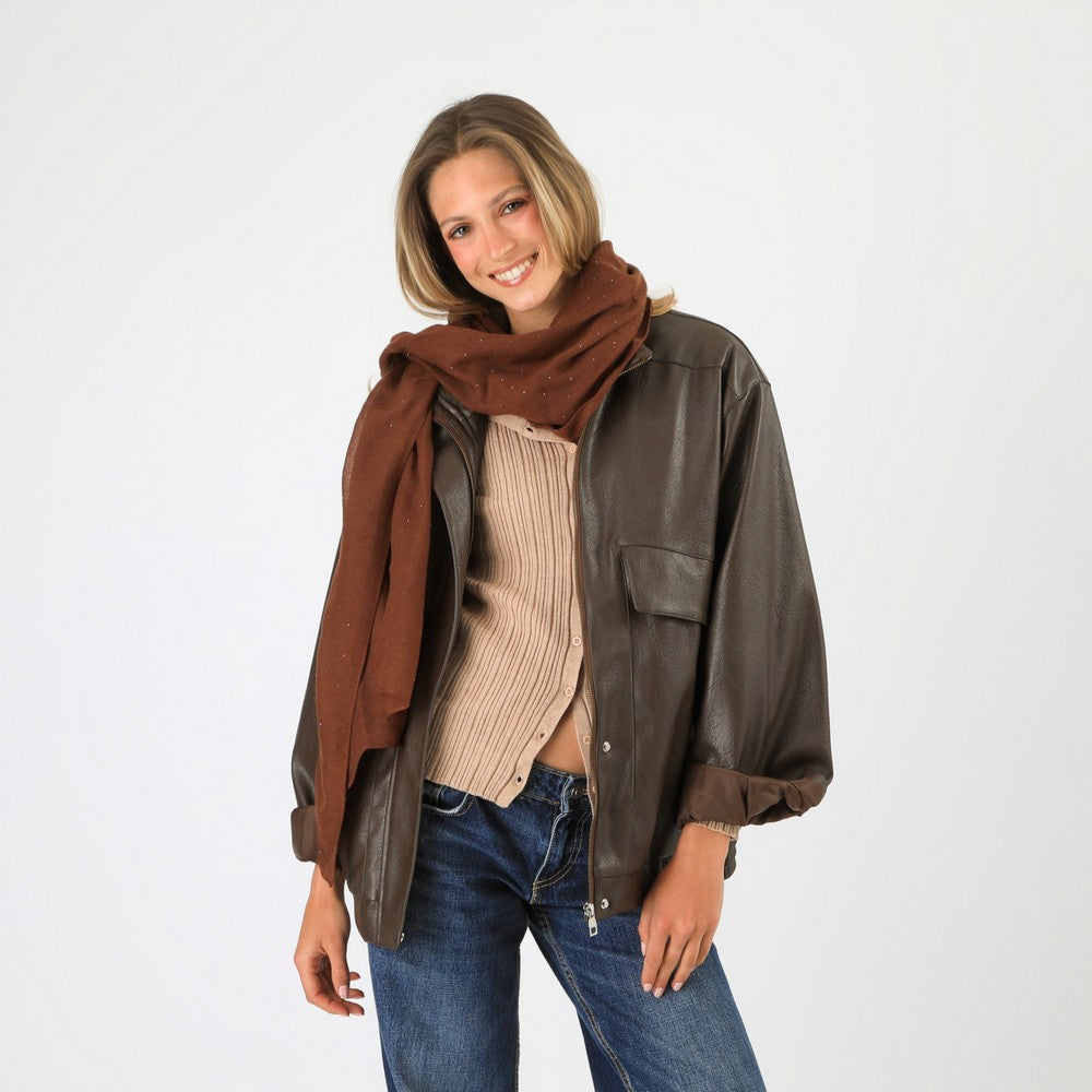 Pañuelo Liso César Café Humana