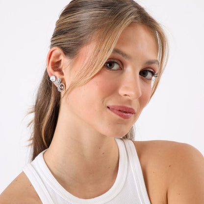 Set De Tres Aros Pegados Joel Plateado Id