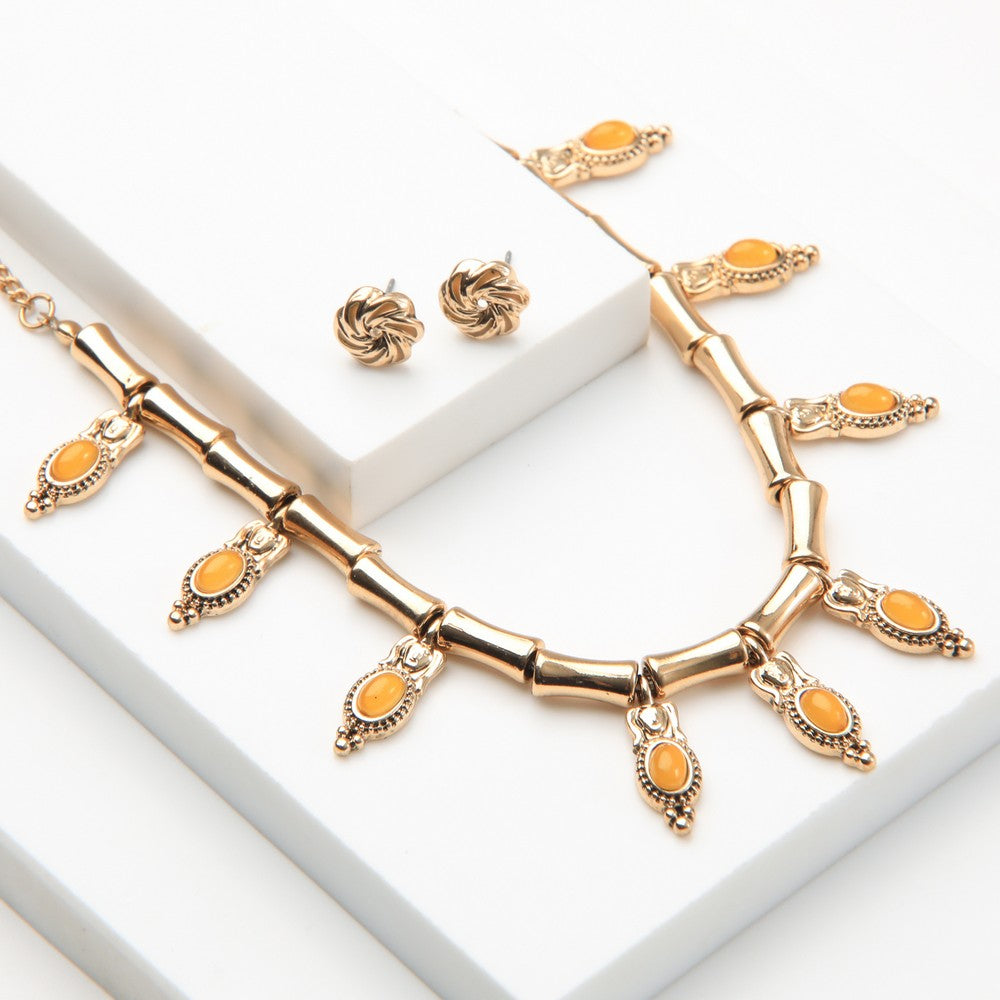 Set De Collar Belén Dorado Tatienne