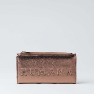 Billetera Grande Sparkle Café Humana