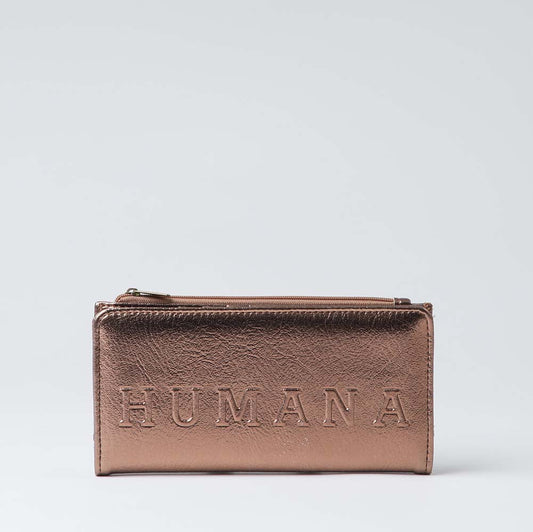Billetera Grande Sparkle Café Humana