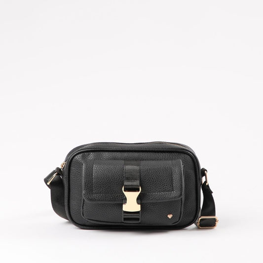 Cartera Cruzada Oporto Black Negra i-D