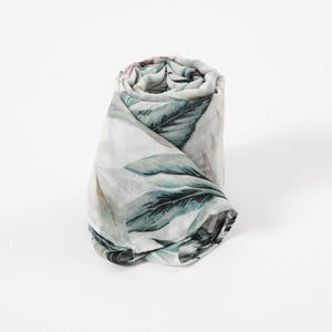 Pañuelo Estampado Gladiolo Verde i-D
