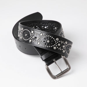 Cinturón Calados Negro Humana