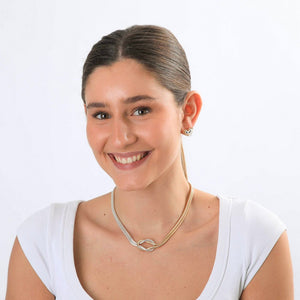Set De Collar Yelka Dorado I-D