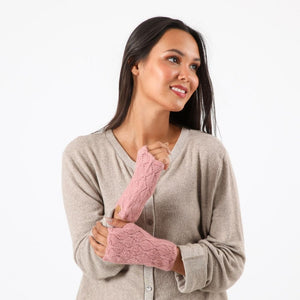 Guante  Lana Oksana Rosado Tatienne