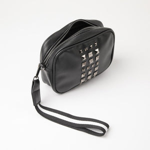 Billetera Estuche Tachas Black Black Humana