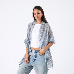 Pañuelo Estampado Sorrento Azul Id