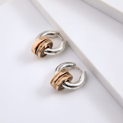 Aros Argollas Una Plateado Humana