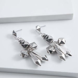 Aros Largo Zeppelin Plateado i-D