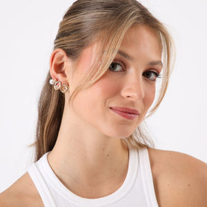 Set De Tres Aros Pegados Niza Dorado Id