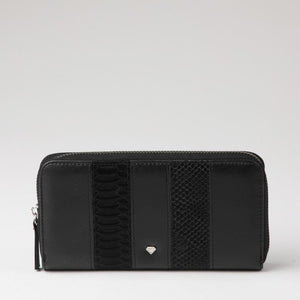 Billetera grande Valencia Ecocuero negro ID