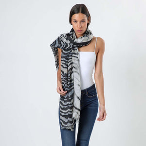 Pañuelo Estampado Feroz Negro Humana