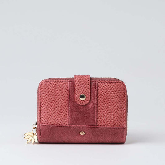 Billetera Mediana Trama Roja i-D