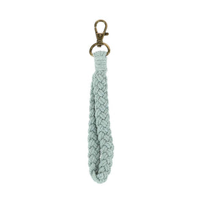 Llavero Braided Verde Agua Humana