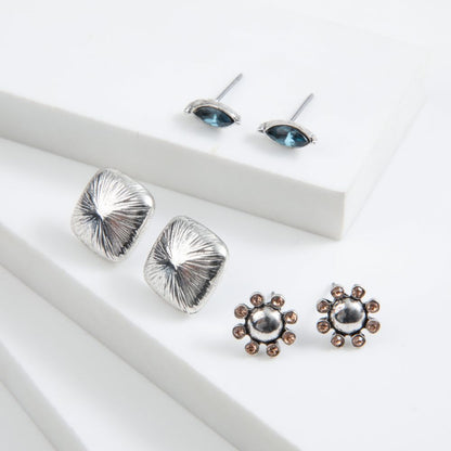 Set De 3 Aros Eye Plateado Tatienne