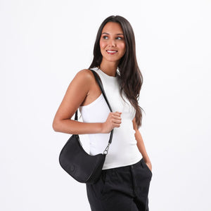 Cartera Bandolera Salerno Negro  i-D