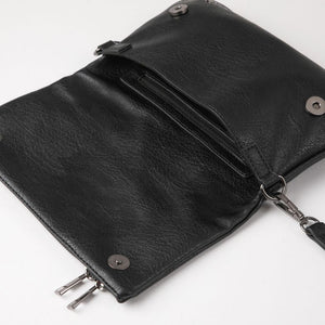 Cartera Bandolera Delia Ecocuero Negro Humana