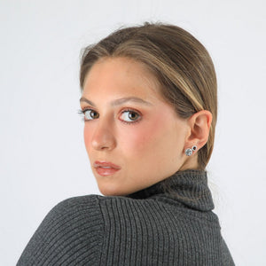 Set De Aros Nayeli Plateado Tatienne