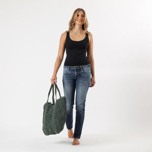 Cartera Hombro Mook Verde Humana