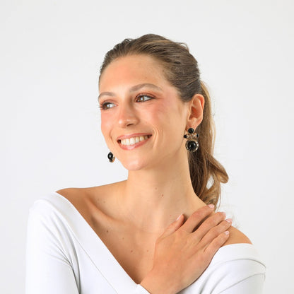 Aros Medianos Zena Dorado Humana