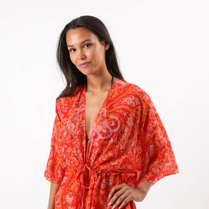 Kimono Open Pargas Rojo Tatienne