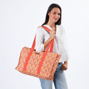 Cartera Hombro Canvas Creta Multicolor Tatienne