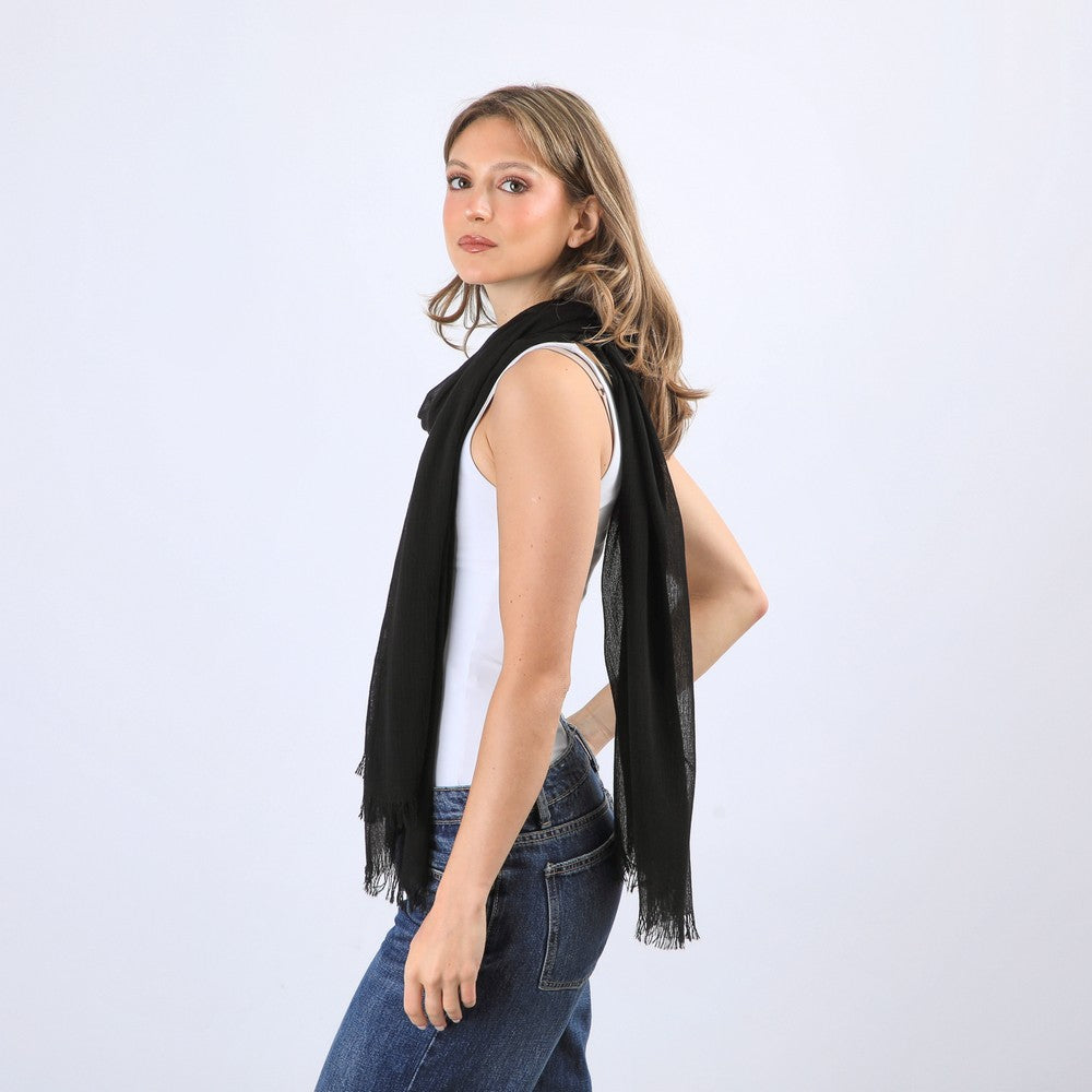 Pañuelo Solid Black Black I-D