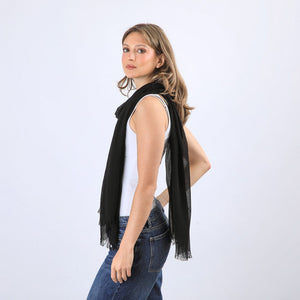 Pañuelo Solid Black Black I-D