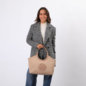 Cartera Tote Drena Beige Humana