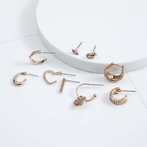 Set Aros Senecio Dorados Humana