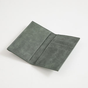 Tarjetero Greta Ecocuero Verde Zebra Humana