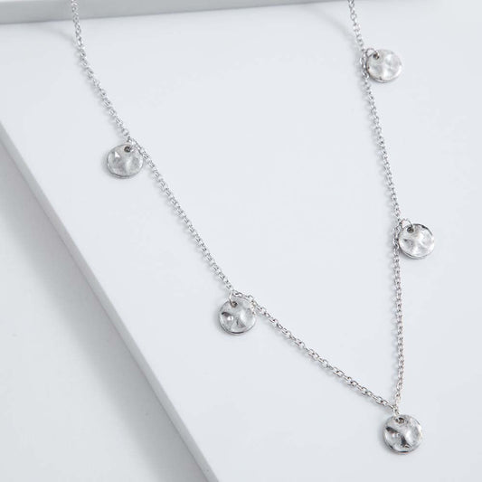 Collar Corto Alcudia Plateado Humana