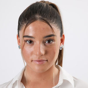 Set de Aros Triple Oceanic Plateado Tatienne