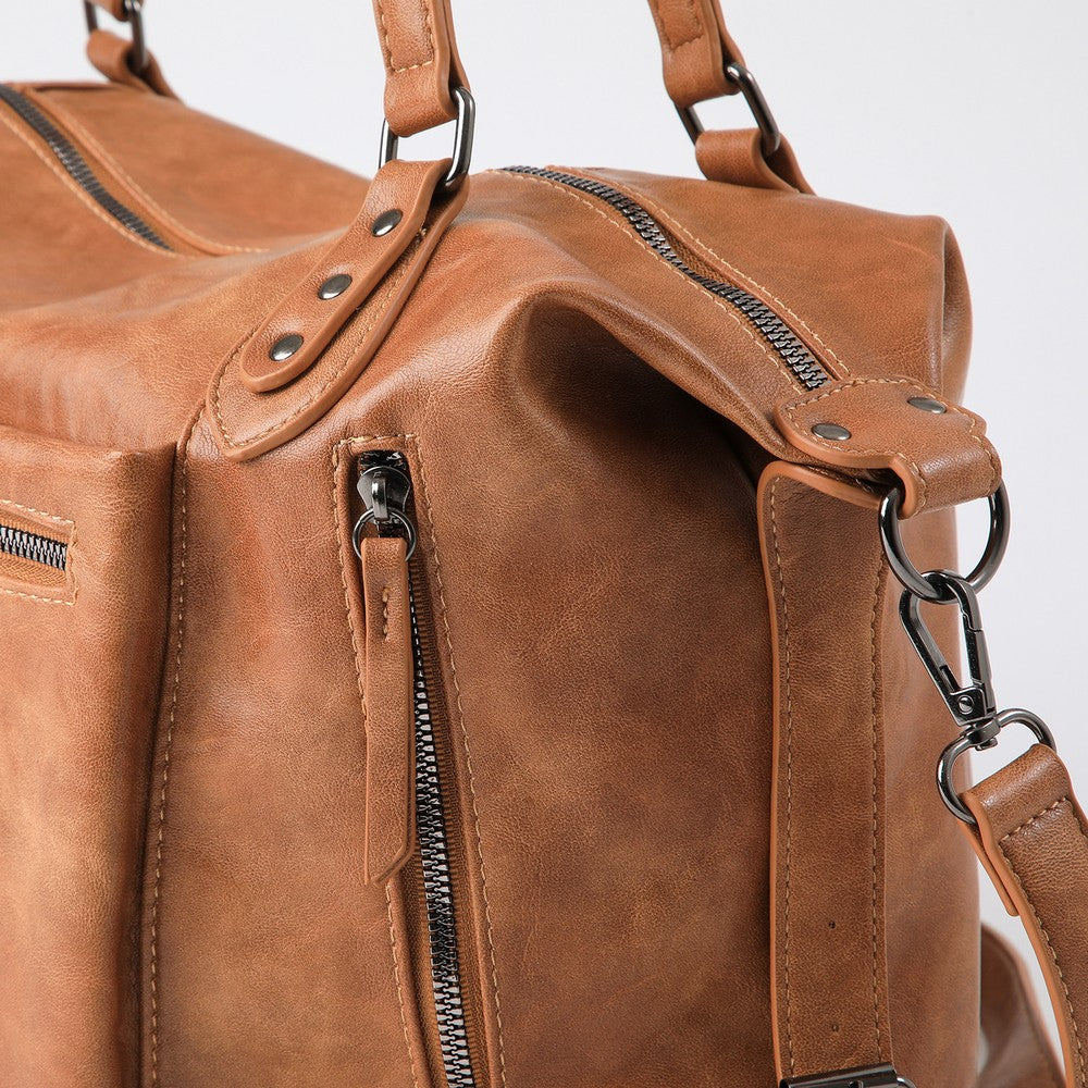 Cartera Hombro Vittoria Camel Humana