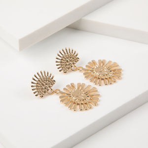 Aros Largo Punchy Paisley 11 Dorado i-D