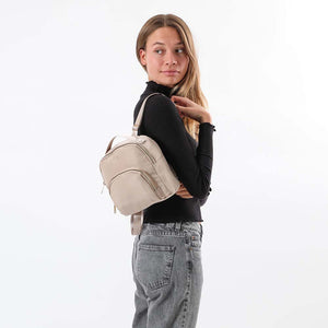 Mochila Odessa Solid Café i-D