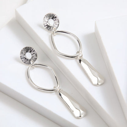 Aros Largos Gina Silver Tatienne